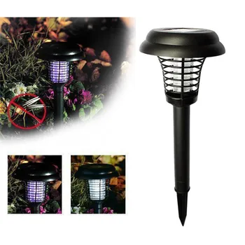 

Solar Powered LED Light Mosquito Pest Bug Zapper Insect Kill Repellent Electric Killer Lamp Garden Lawn Summer Outdoor ZX40