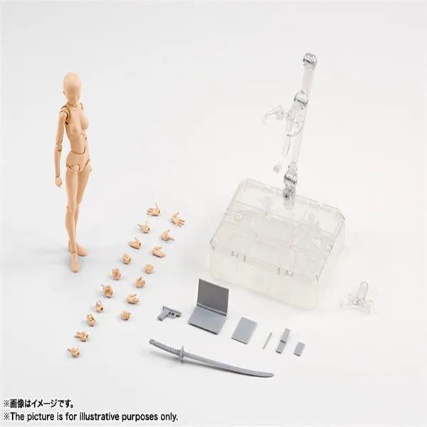 Высокое качество тела Кун/тело Чан BJD серый цвет Ver. Черный оранжевый ПВХ фигурка Коллекционная модель игрушки