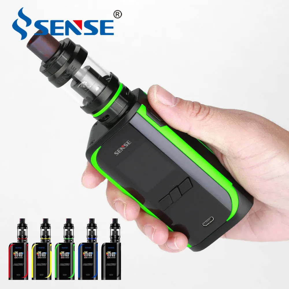 

Original Sense V-Jet 230W TC Kit with 4.5ml V-Jet Tank Max 230W Output Huge Power No 18650 Battery Vape Kit Vs Luxe Kit / drag 2