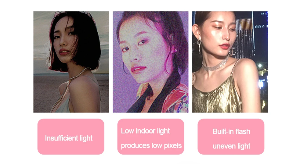 Modern LED Vanity Light Mirrors 9 LEDs Portable Ring Lamp on the Phone Dimmable Flash Selfie Ring Lighting USB Lamp for Photo  (13)