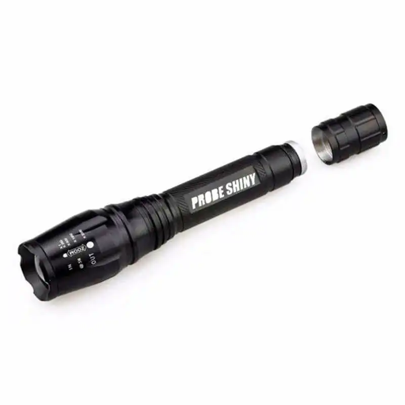 Светодиодный фонарик 18650 XML T6 led Zoom тактический военный супер Набор мощный