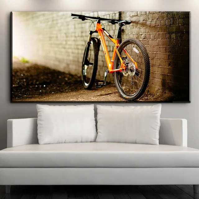 Zz2114 Canvas Painting Vintage Home Decor Print Sports Bike Zz2114 Canvas Painting Vintage Home Decor Print Sports Bike Oil Wall Picture Living Room