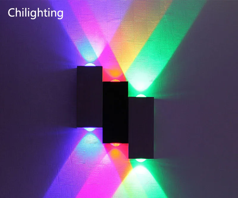 

SQUARE Wall mounted aluinum wire drawing up & down LED Wall lamp sconce lamp foyer stairway bar KTV hotel decoration AC90-260V