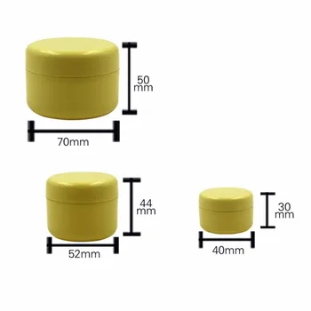 

Wholesale High Quality 20/50/100g 5pcs Travel Face Cream Lotion Cosmetic Container Plastic Empty Makeup Jar Pot