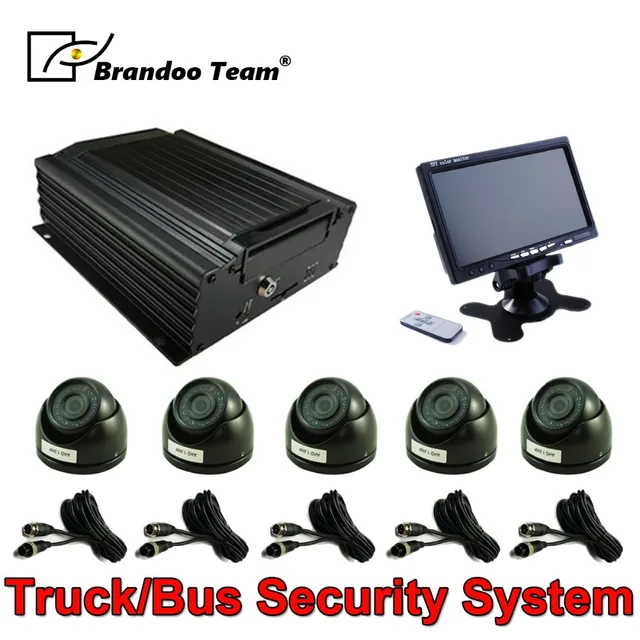 Special Offers 8CH Bus CCTV Security System Analog Video Recorder with 6pcs Night Vision Camera Mobile DVR Kit Bus MDVR Kit Special Offers 8CH Bus CCTV Security System Analog Video Recorder with 6pcs Night Vision Camera Mobile DVR Kit Bus MDVR Kit