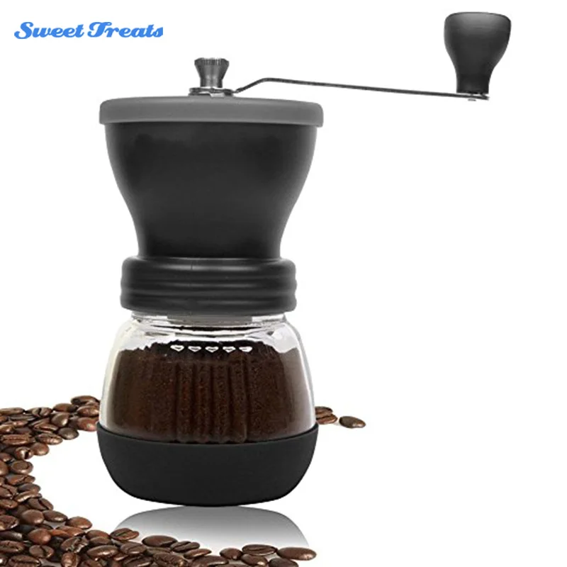 

Coffee Grinder Manual Portable Washable Manual Burr Coffee Bean Grinder Machine Ceramic Core Coffee Grinder