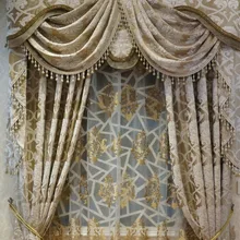 Shenille занавес с крючками или перфорации, готовые шторы, отделкой для различного размера, 1661m33, настроить шторы