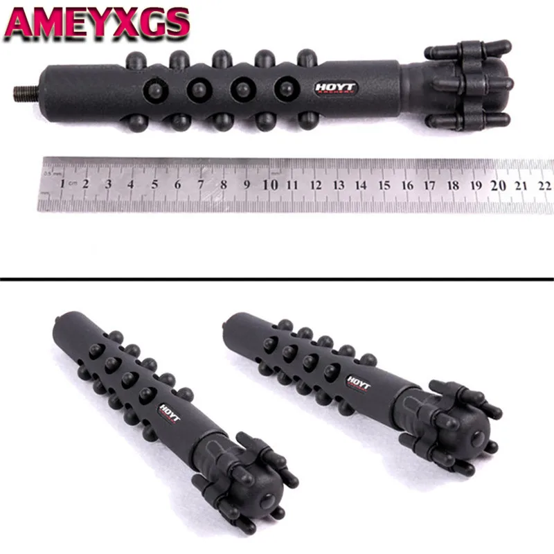 

1Pc 8" Archery Compound Bow Stabilizer CNC Aluminum Vibration Damper Sliencer Shock Absorption For Hunting Shooting Accessories