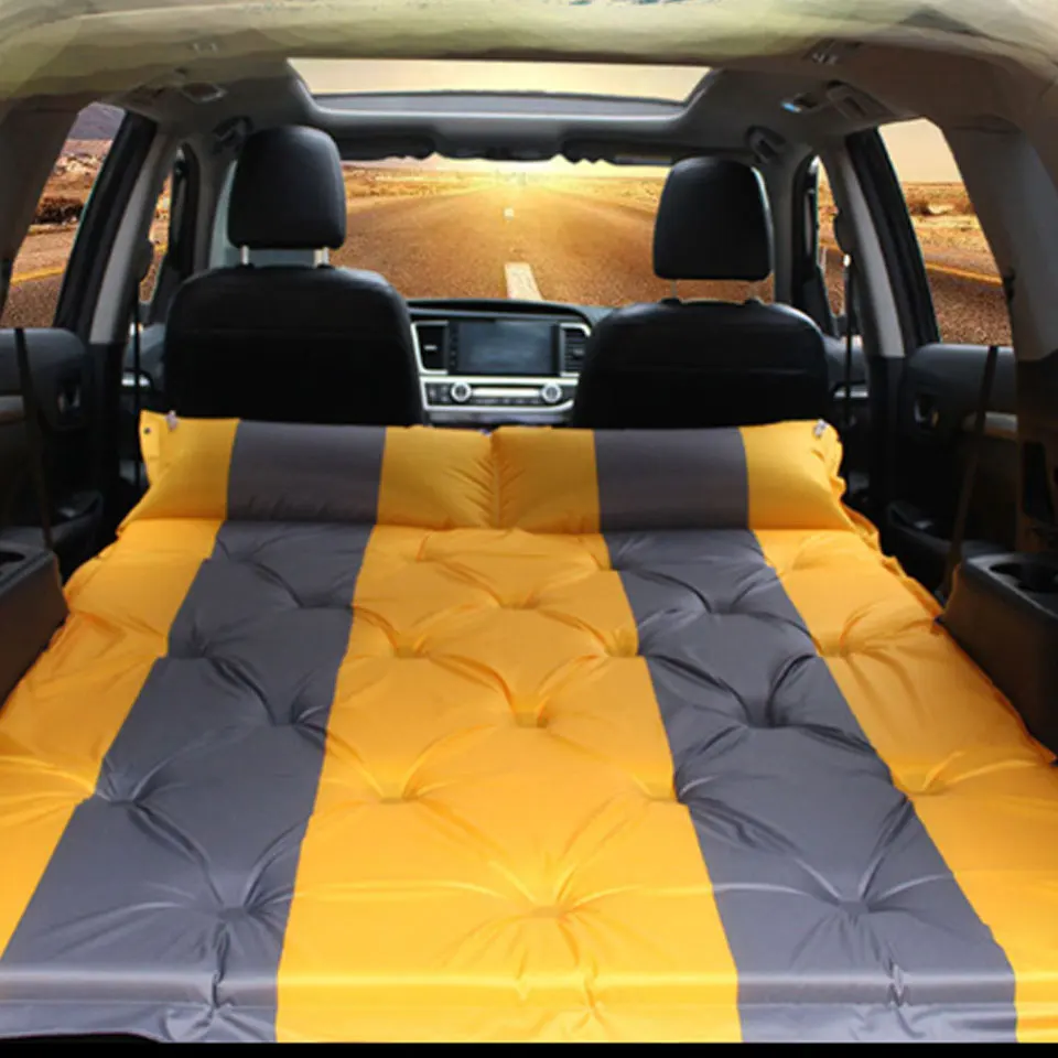 

1PC SUV Special Car Inflatable Bed Outdoor Travel Essential Mattress Car Rear Row Mattress 3 CM Thick Car Interior Accessories