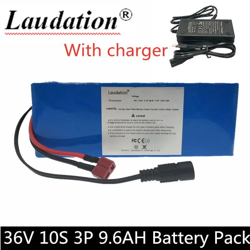

lithium 36 V 9.6ah 10S 3P 18650 Rechargeable battery, changing bicycles, Electric car 18650 36 V 9600mah protection with PCB