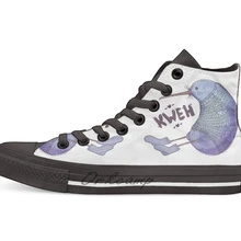 Kiwi в свитер Повседневная Высокая холщовая обувь кеды для Прямая