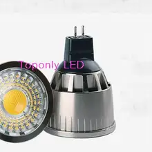 DC12v 3 Вт 5 Вт 7 Вт Epistar mr16 cob прожектор с внутренним изолированный драйвер белого цвета 100 шт./лот продвижение DHL