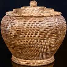 Вьетнам стойкий к плесени осень трость caddy к чаю пуэр для торта коробка чайная корзина