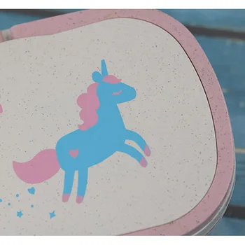 Unicorn Bento Boxes with Handle Spoon