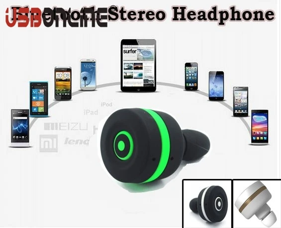 

Newest Noise Cancelling Bluetooth Stereo Earphone Smallest MiNi Wireless Earbuds fone de ouvido with Mic