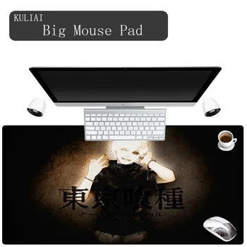 

XGZ Tokyo Ghoul Cartoon Comicrador Gamer Mouse Pad 400X900X5MM XL Speed Version Non-slip Large Game MousePad Can Be Cleaned