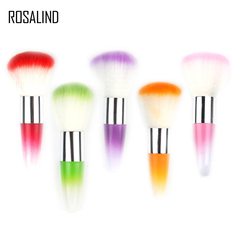ROSALIND 1PCS Soft Nail Brush For Manicure Professional Nail Brushes