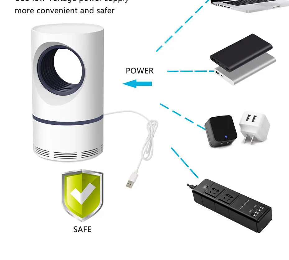 Conduziu a Lâmpada Assassino do Mosquito Luz ao ar uv Inseto Assassino Bug Zapper Usb Flie Lanterna Livre Indoor Mosquito Lâmpada Repelente Mosquito Armadilha 16 Lâmpadas p matar mosquito