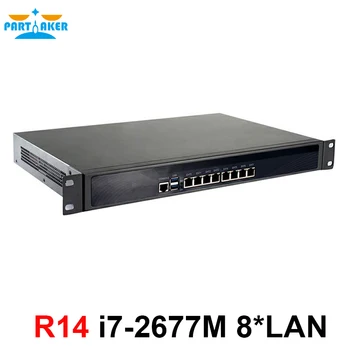 

Partaker R14 Intel i7 2677M processor 8*Intel 82574L Gigabit Ethernet Router Server VPN Firewall Appliance
