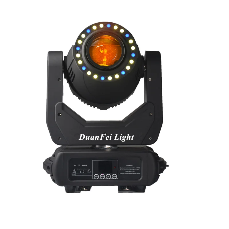 200W LED Spot Moving Head With LED Round-13