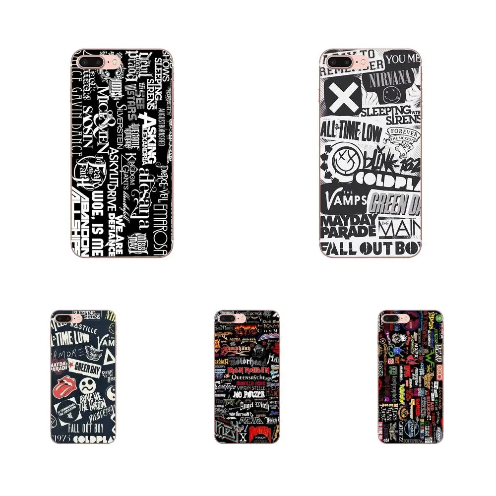 

Sh Metal Pop Rock Band For Sony Xperia Z Z1 Z2 Z3 Z4 Z5 compact Mini M2 M4 M5 T3 E3 E5 XA XA1 XZ Premium TPU Cell Cover Case