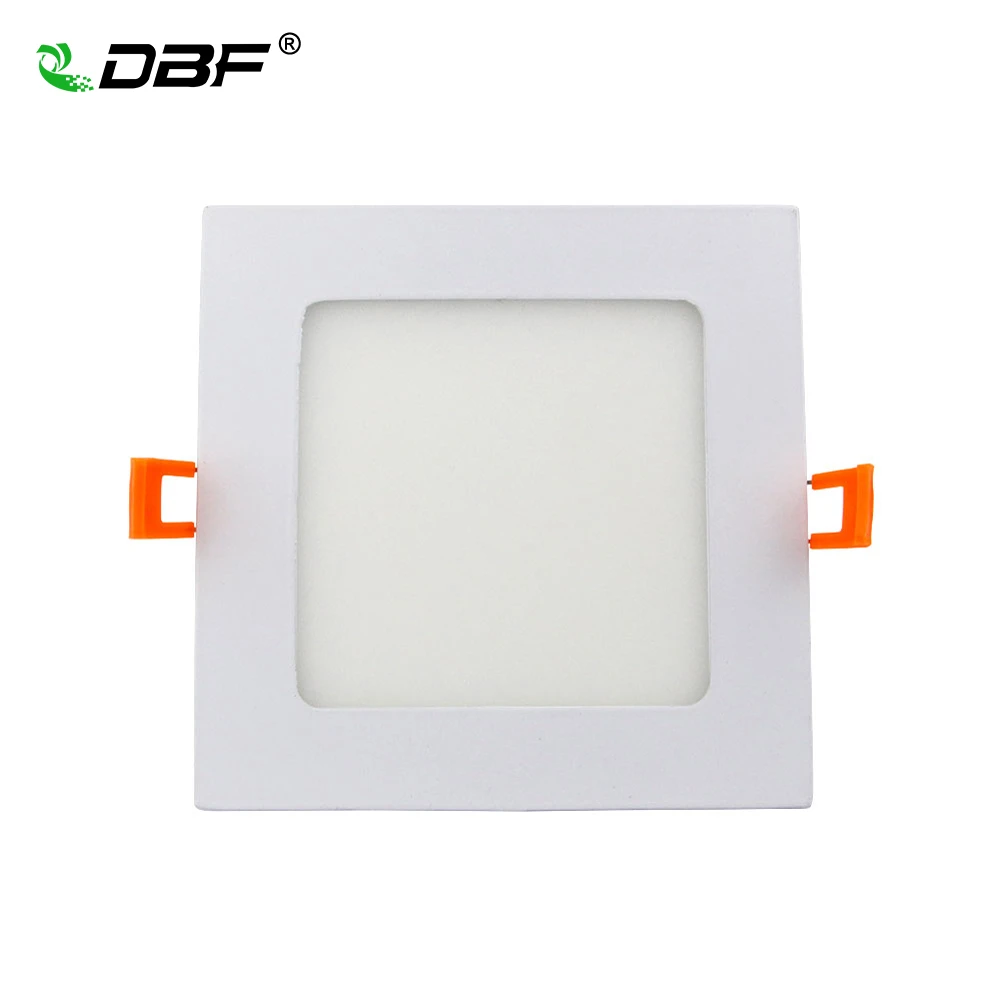 downlighters [DBF]Ultra Thin Dimmable 3W 4W 6W 9W 12W 15W 18W Ceiling Lamp Recessed Square LED Panel Light 3000K/4000K/6000K Indoor Lighting downlights