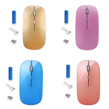 

Mouse pad-2.4G Wireless Rechargeable USB Mouse Silent Mute Optical Mouse Laptop Computer