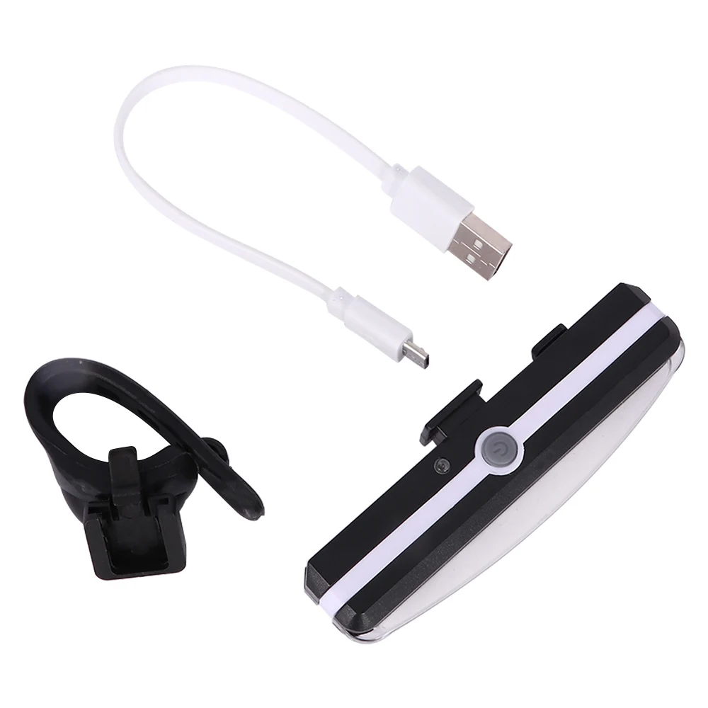 Hot Sale COB USB Rechargeable LED Bicycle Bike Cycling Front Rear Tail Light 6 Modes Lamp Warning lamp night riding safety