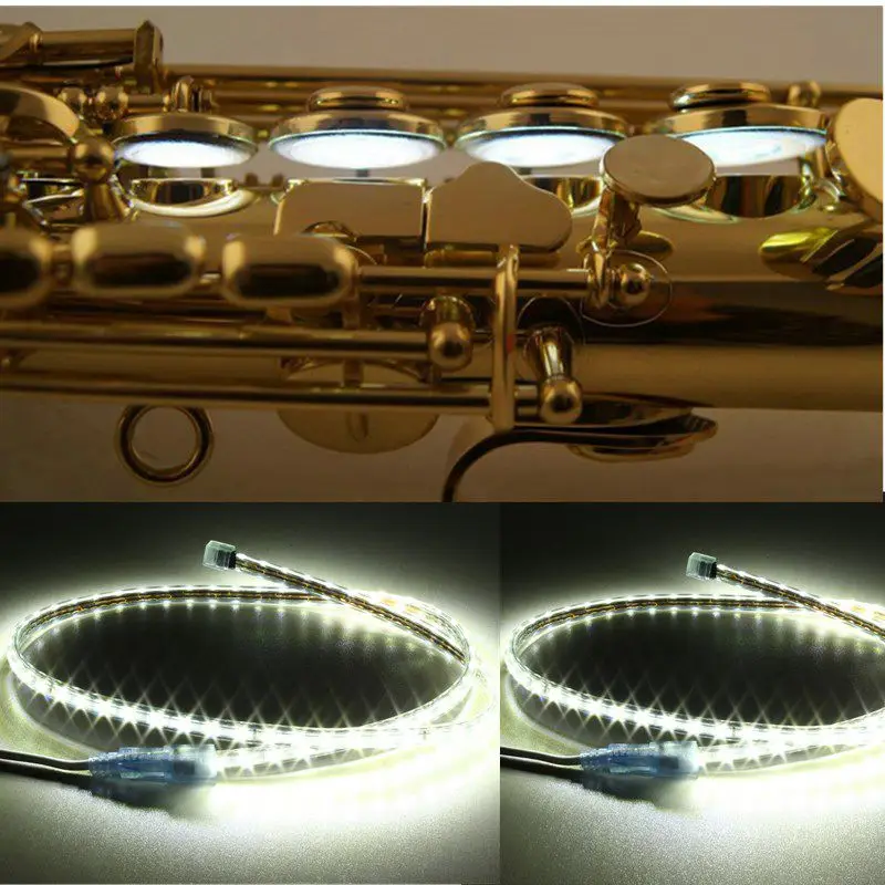 

1PCS 100cm LED Leak Light Sax Repair Tool For Saxophone Clarinet Flute Oboe Woodwind Instruments Parts & Accessories EU Plug