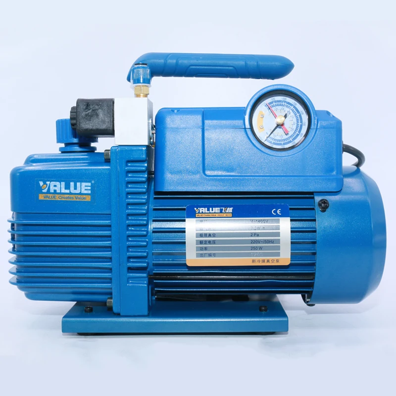 

2L Vacuum Pump V-i140SV New Refrigerant R410A Air Conditioning Repair Fiber Model 2Pa 250W 7.2m3 / h With Solenoid Valve
