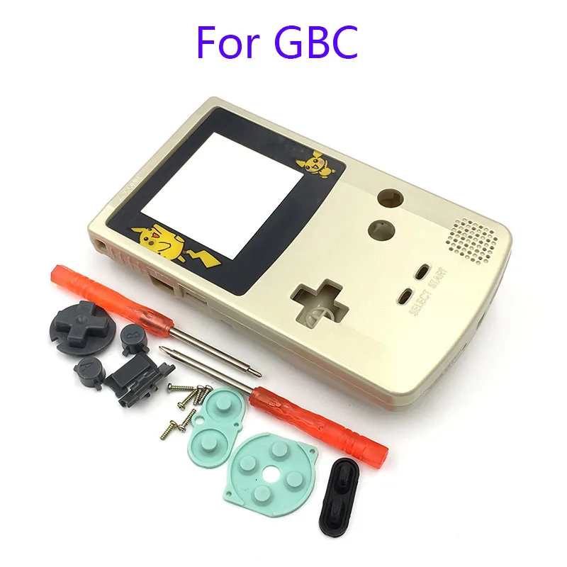 Для GBC Ограниченная серия замена оболочки для Gameboy цвет GBC игровая консоль полный корпус