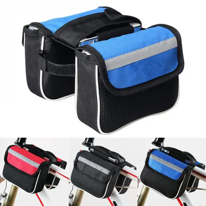 Discount Durable Large Capacity Bike Bicycle Front Basket Waterproof Tube Handlebar Bag Outdoor Accessories ASD88 0 Discount Durable Large Capacity Bike Bicycle Front Basket Waterproof Tube Handlebar Bag Outdoor Accessories ASD88 0