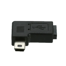 Новый адаптер для левого/правого угла Mini A 5 Pin male to Micro B feMale 90