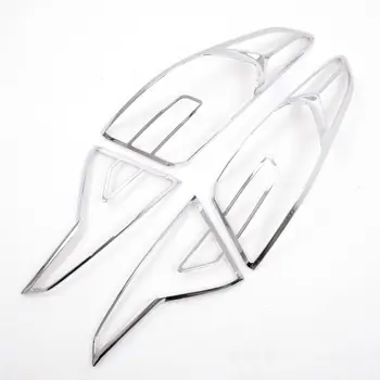 

4pcs/set ABS Chrome Car Rear Tail Light Lamp Surround Cover Trim Decal For Hyundai Sonata 2015 2016 MK7 Car Styling Accessories