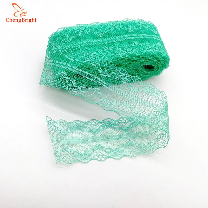 Beatiful 10 Yards Lace Ribbon 36 MM Width Lace Trim Fabric Embroidered Net lace trimmings for Sewing African Lace Fabric DIY images - 6