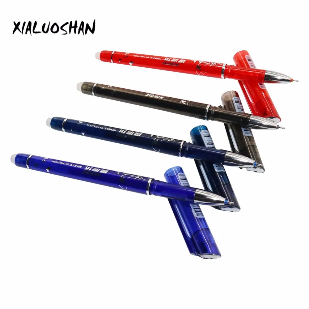 1 ручка стираемая шариковая ручка 0,5 мм пополнение красный/синий/чернильный синий/черный Волшебная гелевая ручка для письма Студенческие любимые принадлежности