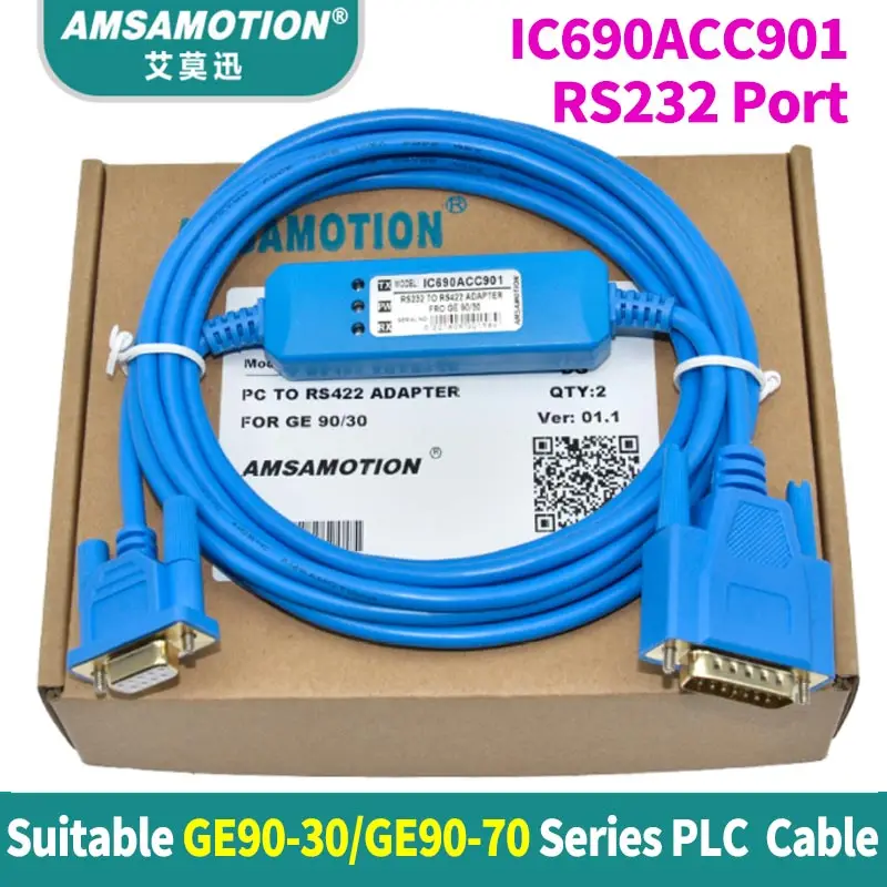 New IC690USB901 Suitable for GE90-30 GE90-70 Series PLC Cable USB Cable