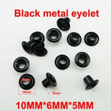 200 шт 5 мм черная Металлическая пуговица с ушком круглая брендовая швейная одежда аксессуары пуговицы ME-039