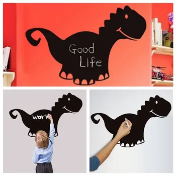 

Affixed Blackboard Dinosaur Wall Stickers Creative Wall Decals DIY Home Decor Sticker LM099