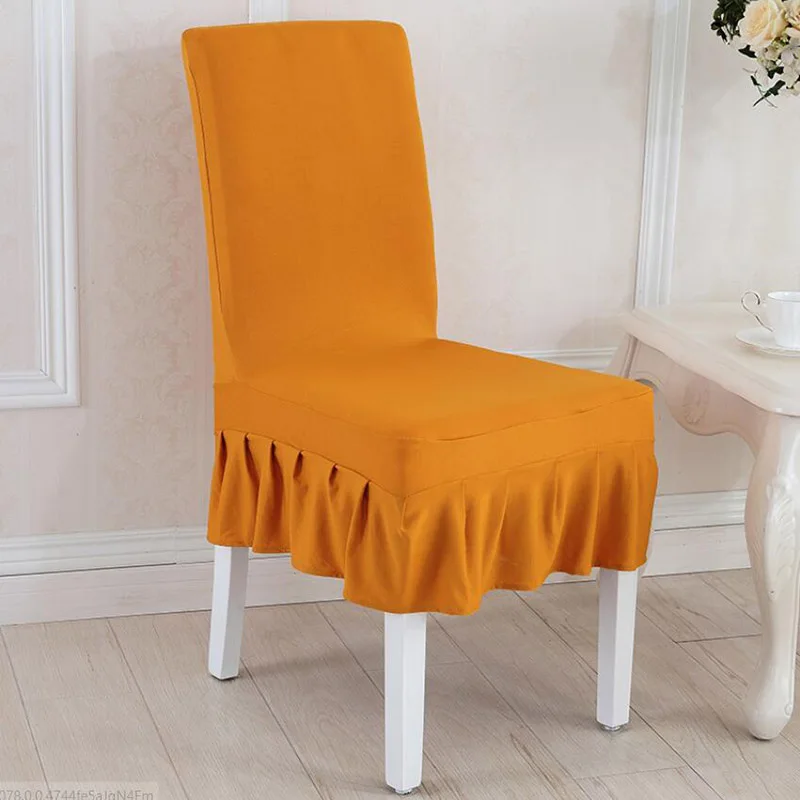 4Pcs/Lot Chair Covers Spandex Stretch Wedding Party Chair Covers Dining Chair Seat Covers Slipcovers Protector Housse de Chaise