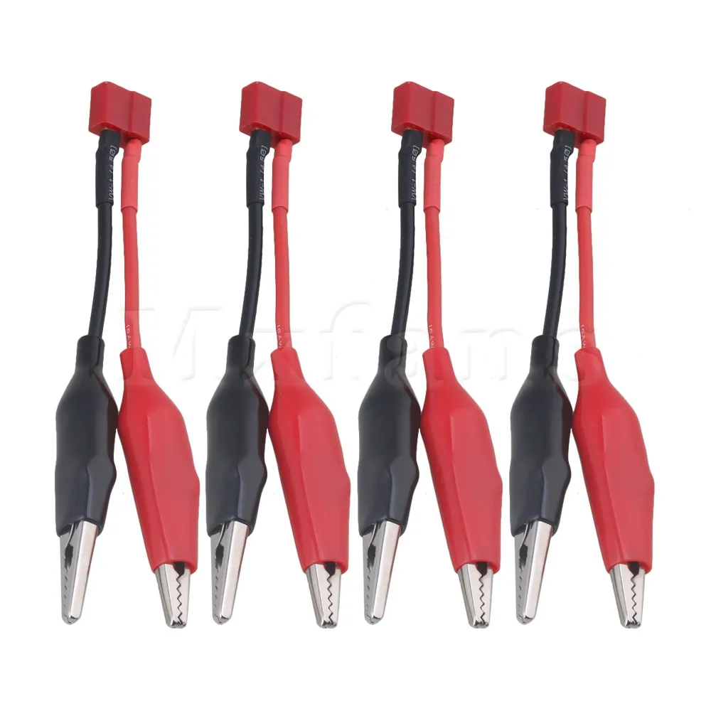Mxfans 130mm 14AWG Alligator Clips to T Female Plug Charger Cable for