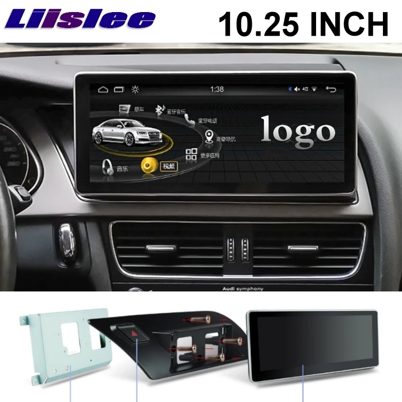 Sale Liandlee Car Multimedia Player NAVI 4G RAM For Audi A5 8T 2007~2016 CarPlay Adapter System Radio Stereo GPS WIFI Navigation 5