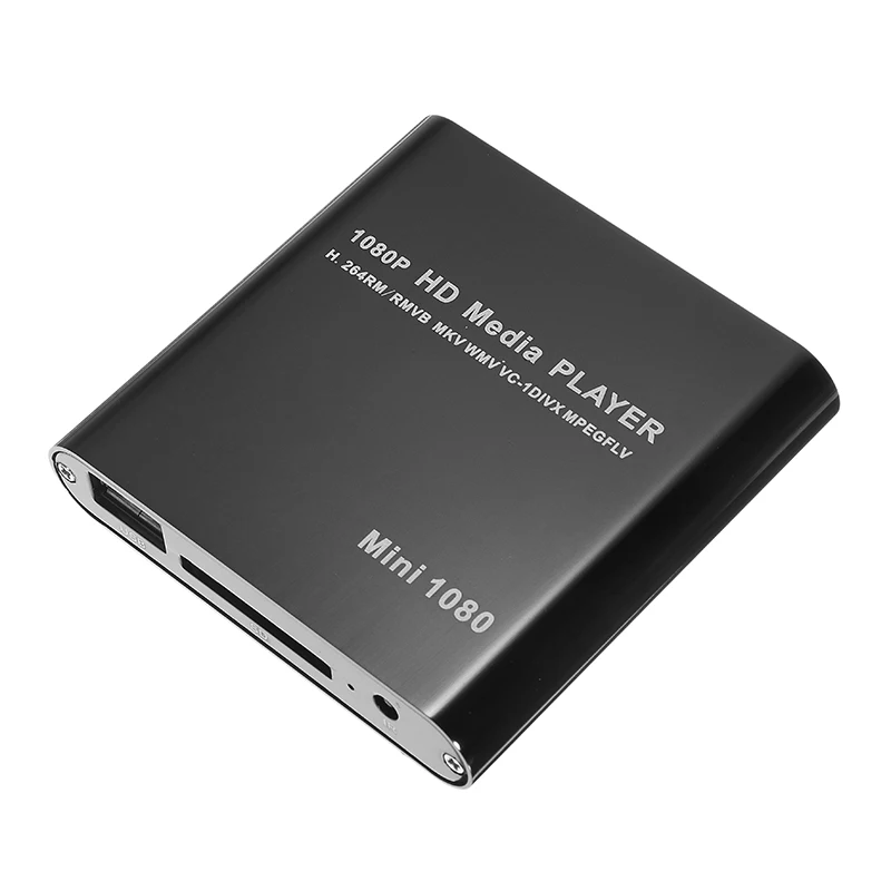 LEORY 1080 P Мини Автомобильный адаптер хост поддержка Usb внешний hdd медиаплеер с SD