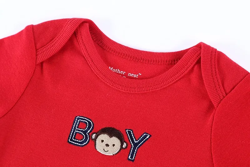 Fashion 5 Pieceslot Infantil 100% Cotton Baby Bodysuit Short Sleeves Toddler Girls Boys Bodysuit Baby Boy Layette Baby Wear (1)