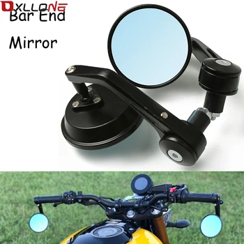 

7/8" Motorcycle Mirror Handle Bar End Rearview Mirror for yamaha YZF R125 R15 R25 r 125 15 25 mt-07 mt-09 mt 07 09 MT-09 FZ09