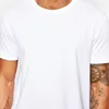 2022 Brand Mens T-Shirt White Long Hip Hop StreetWear Men T Shirt Extra Long Length Tee Tops Longline For Male Clothing Tshirts ► Photo 3/5