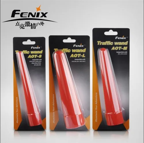 

Fenix AOT-01 AOT-S AOT-M AOT-L Flashlight Red Traffic Wand Cap Tip Signal Lamp For LD12 PD32 PD35 TK15 K22