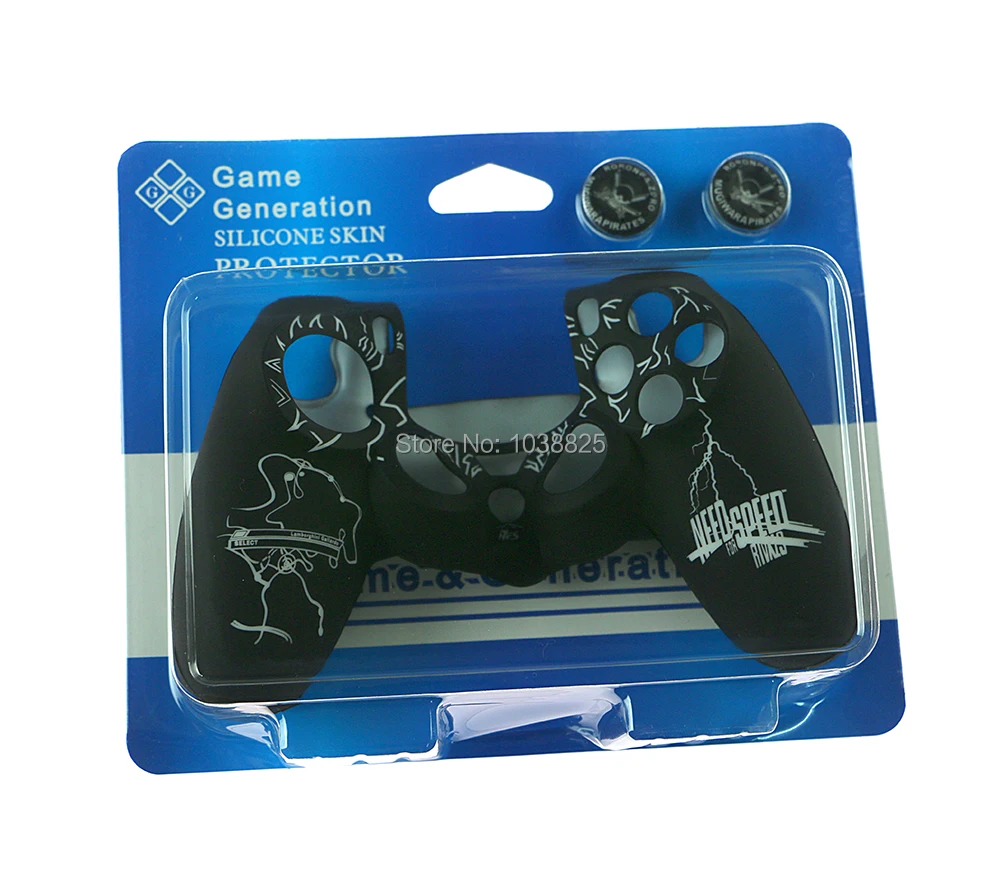 Nuovo Disegno Di Need For Speed Custodia In Silicone Con Joystick Grip Per Playstation 4 Ps4 Controller