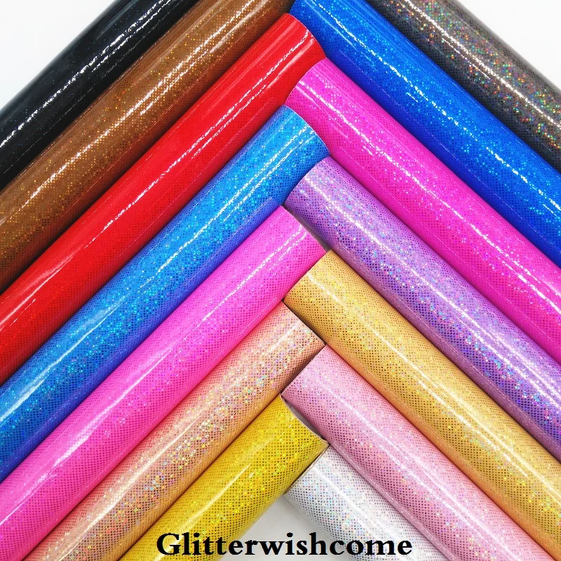 Glitterwishcome 21X29 см A4 размер винил для бантов гладкая блестящая кожа Fabirc искусственная кожа листы для бантов, GM124A