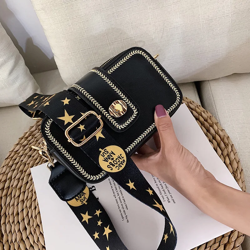 

Women Bag Black White Fashion Handbag Button Luxury Handbags Women Bags Designer Shoulder Bag Messenger Bags For Women6.6